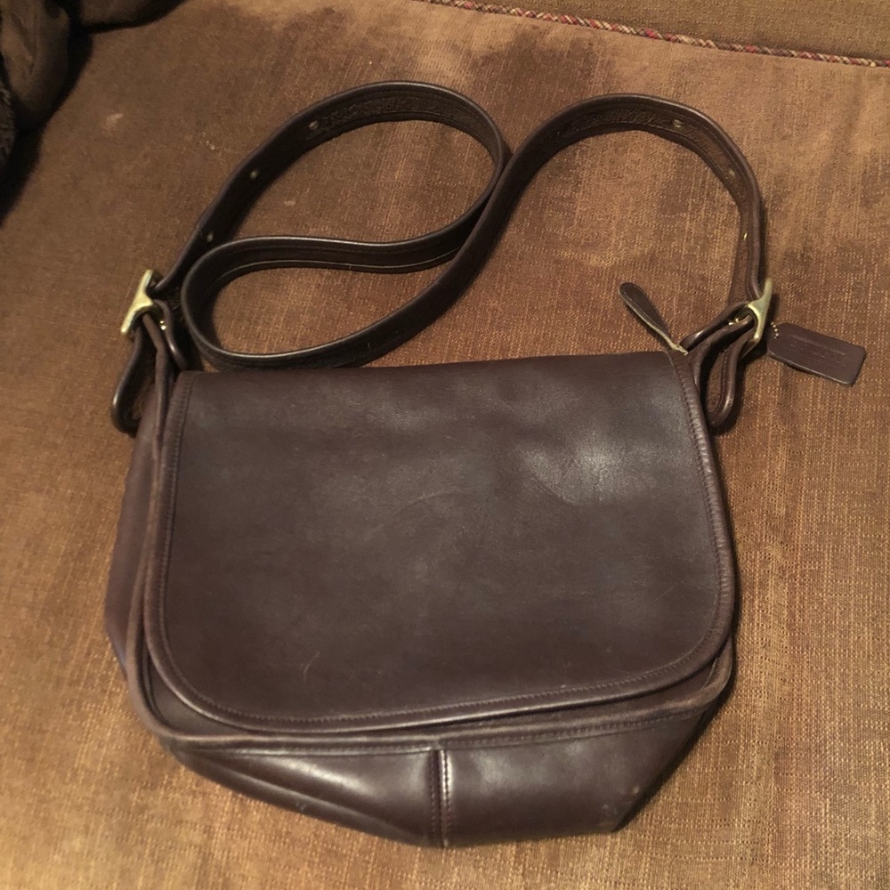 Vintage Coach Purse Saddle Bag Style